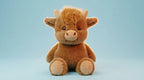 Vaquita Highland peluche marrón