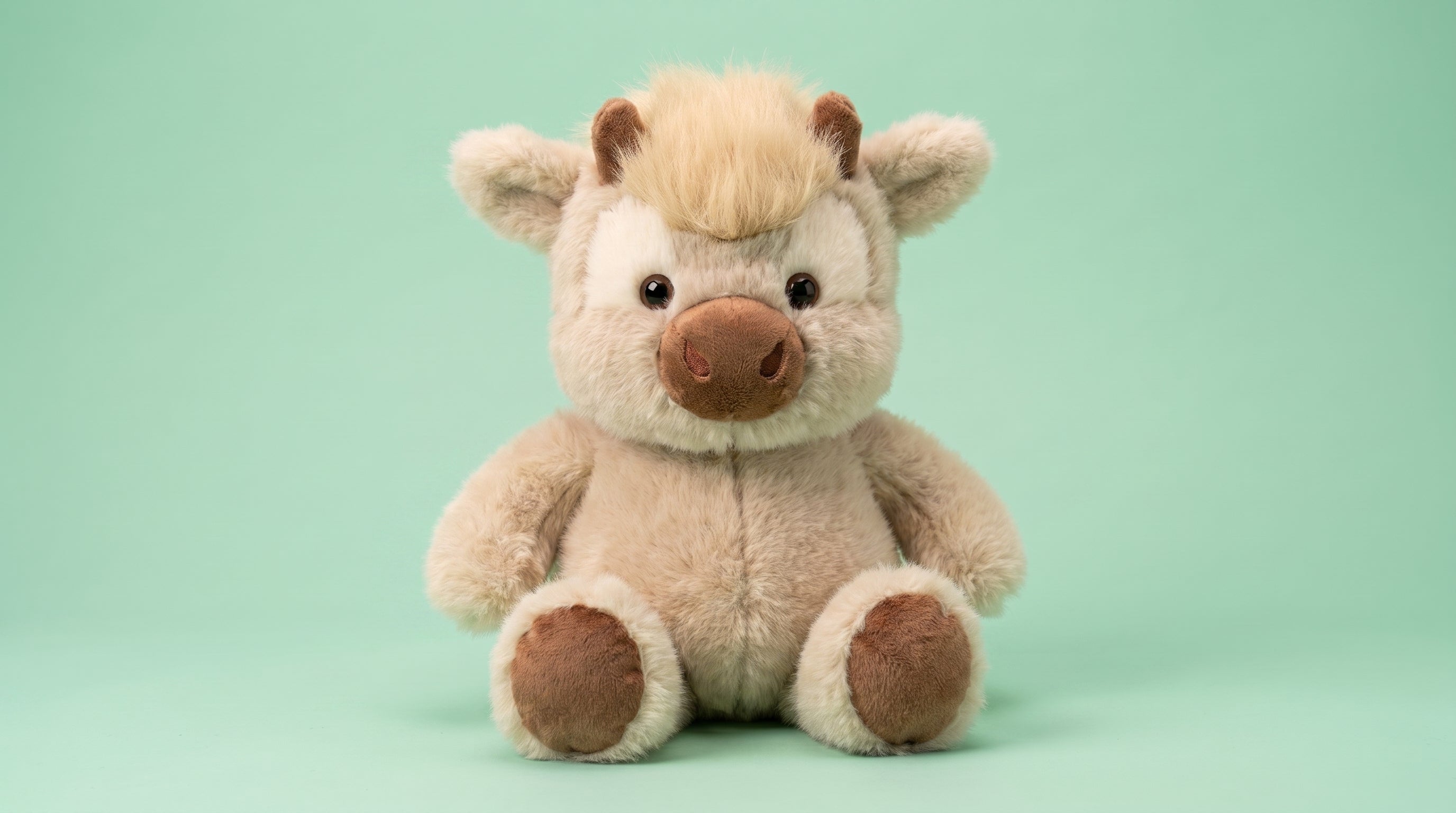 Vaquita Highland Beige: El rayito de sol